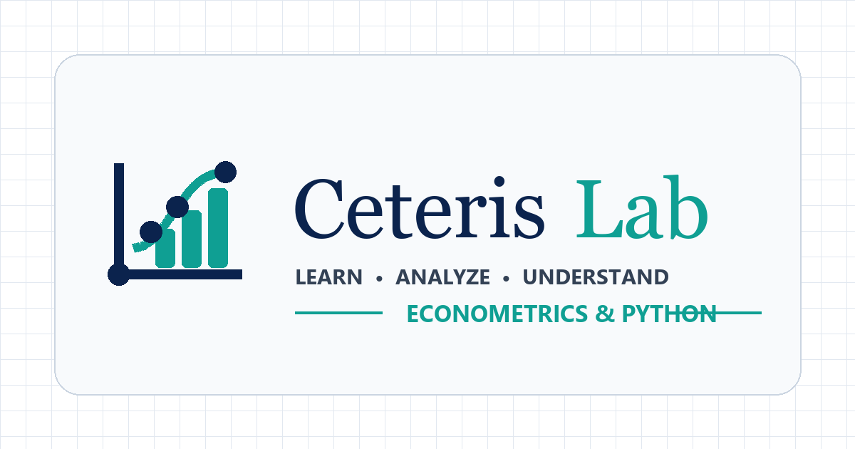 Ceteris Lab | Interactive Econometrics with Python